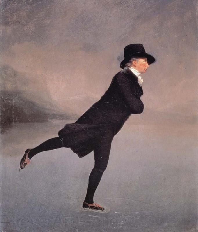 RAEBURN, Sir Henry Reverend Robert Walker Skating on Duddin Spain oil painting art